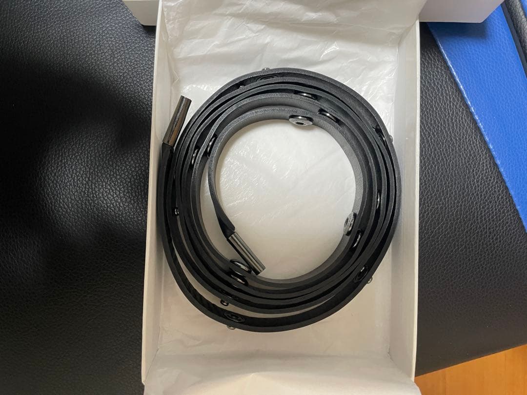 完売品！国内正規品 sacai サカイ 革ベルト 黒 ブラック