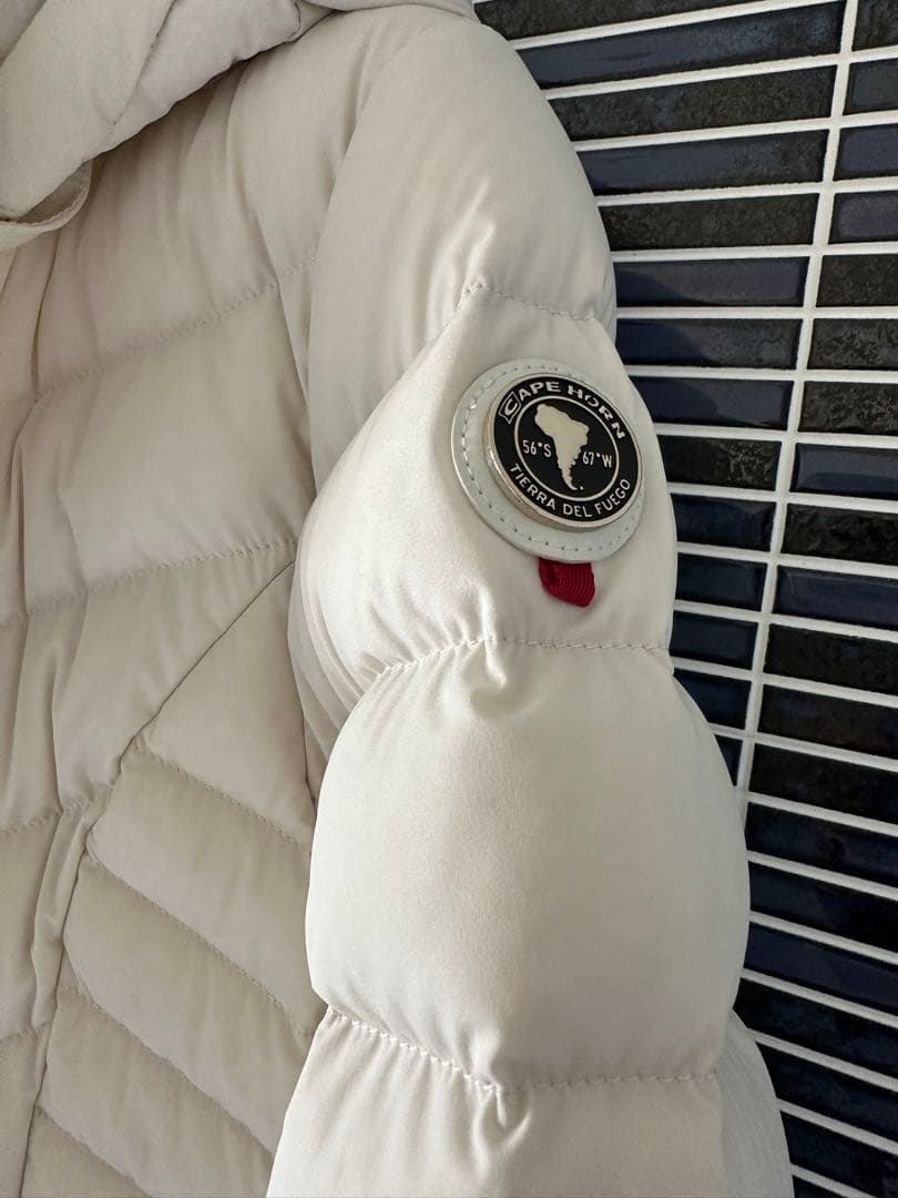 美品☆ケープホーン CAPE HORN キルティングダウンコート