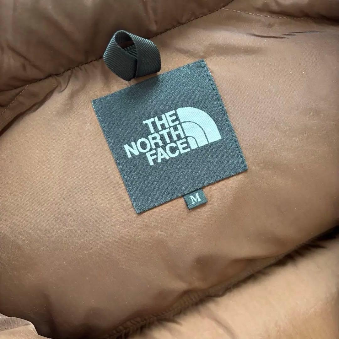 THE NORTH FACE ヌプシジャケット ブラウン ダウンジャケット M