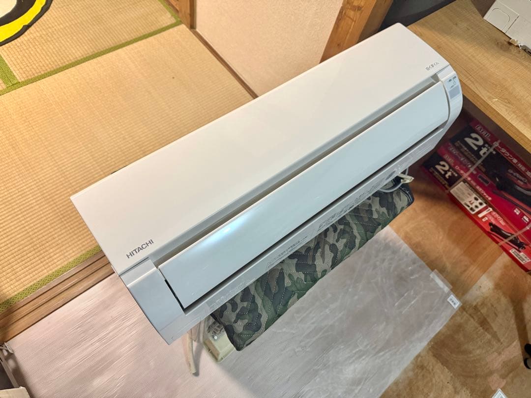 【配送•取付込み】2024年製 HITACHI 6畳エアコン　25/10/28