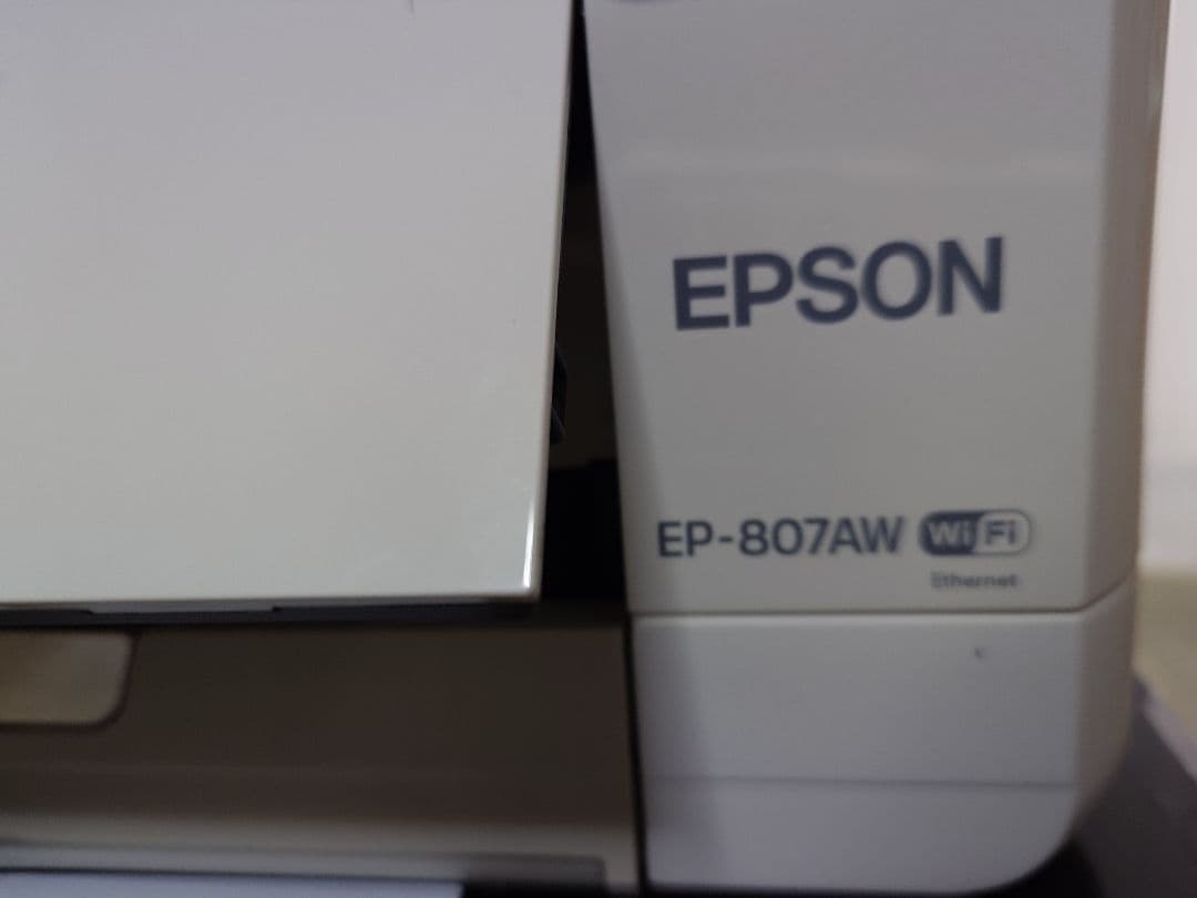 EPSON EP-807AW インクジェットプリンター ジャンク 印刷不良