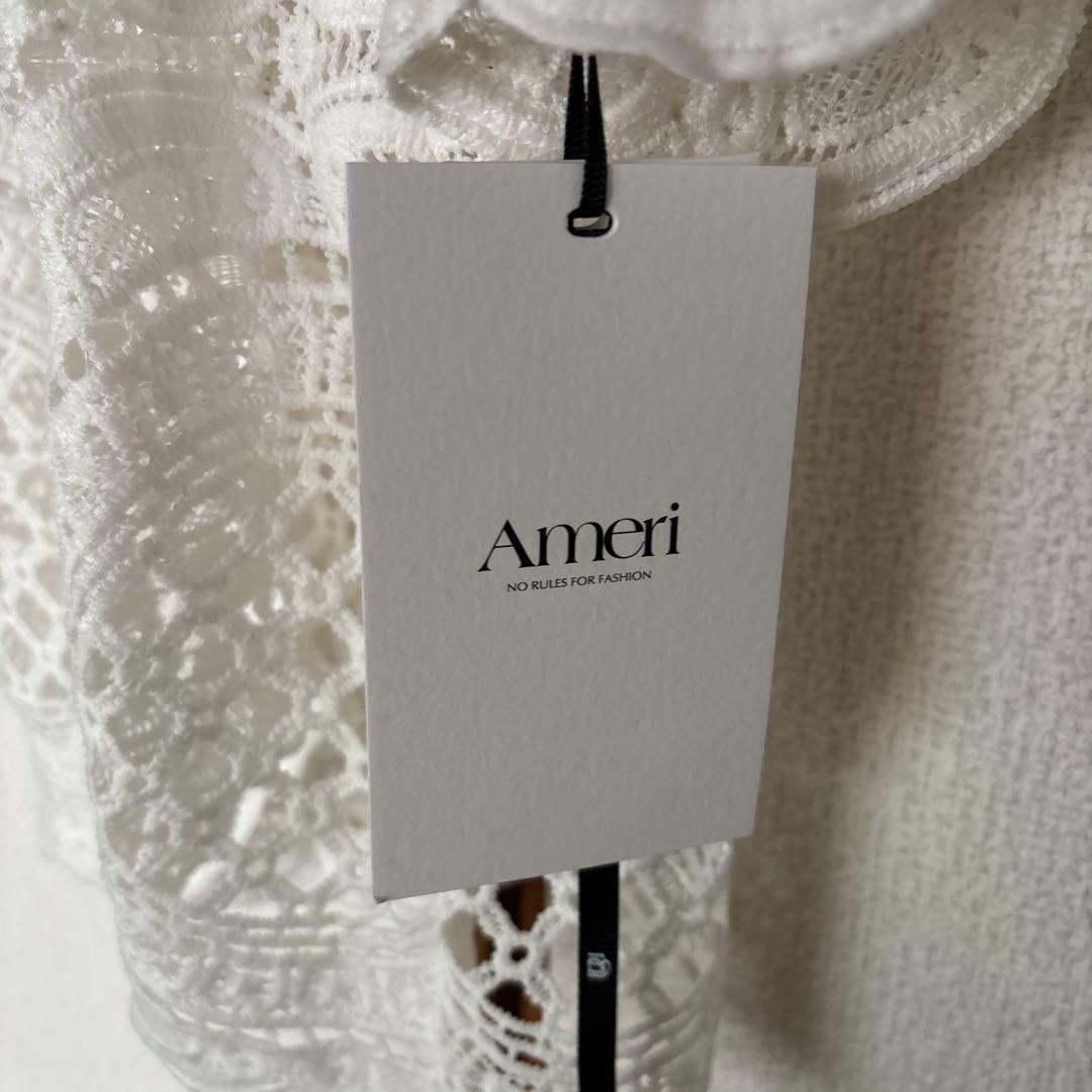 MEDI INDIAN 2WAY BIG LACE TOPSホワイト