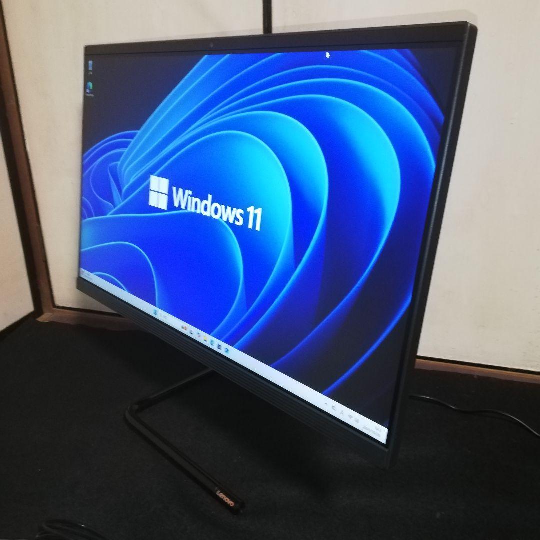 レノボ 超狭枠24インチ i5-8400T 8GB/SSD512+HDD1TB