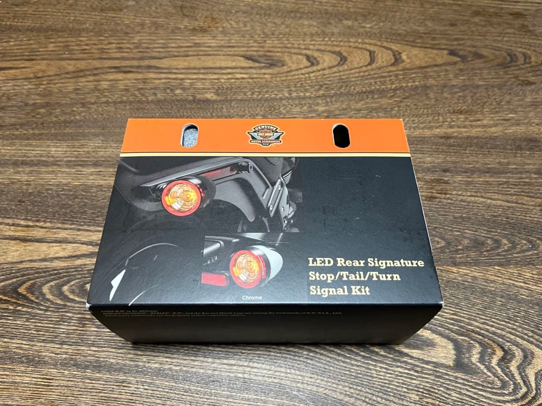 LED ウインカー　ハーレー　リア　ブラック/アンバー