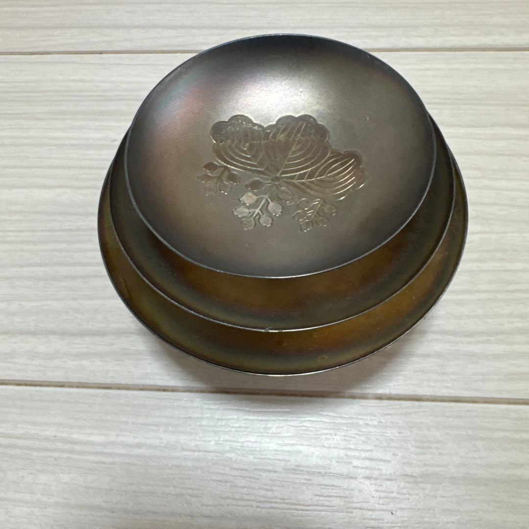 わ*ん様 銀杯 3杯セット 純銀 造幣局