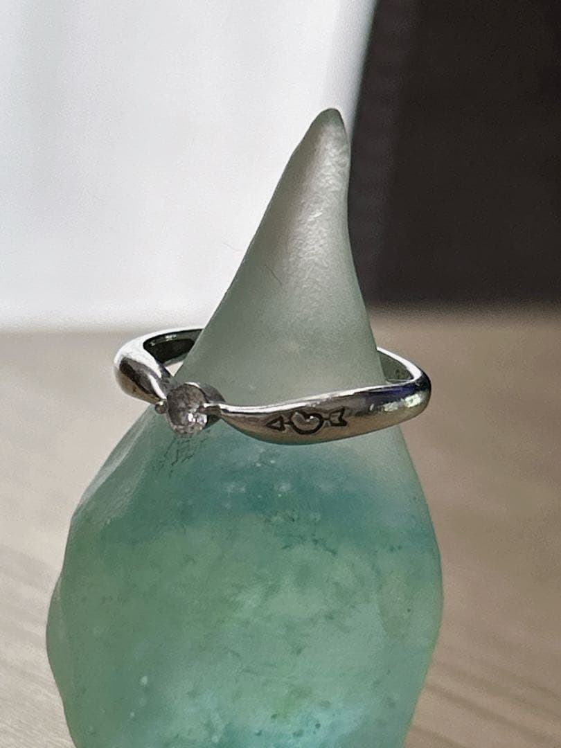 pt900 0.126CT リング　9号　プラチナ　ダイヤモンド　保証書あり