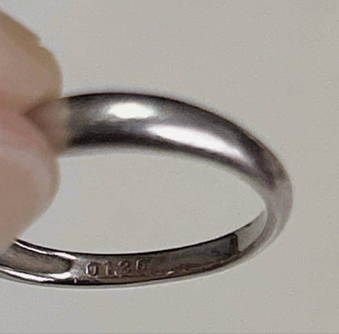 pt900 0.126CT リング　9号　プラチナ　ダイヤモンド　保証書あり