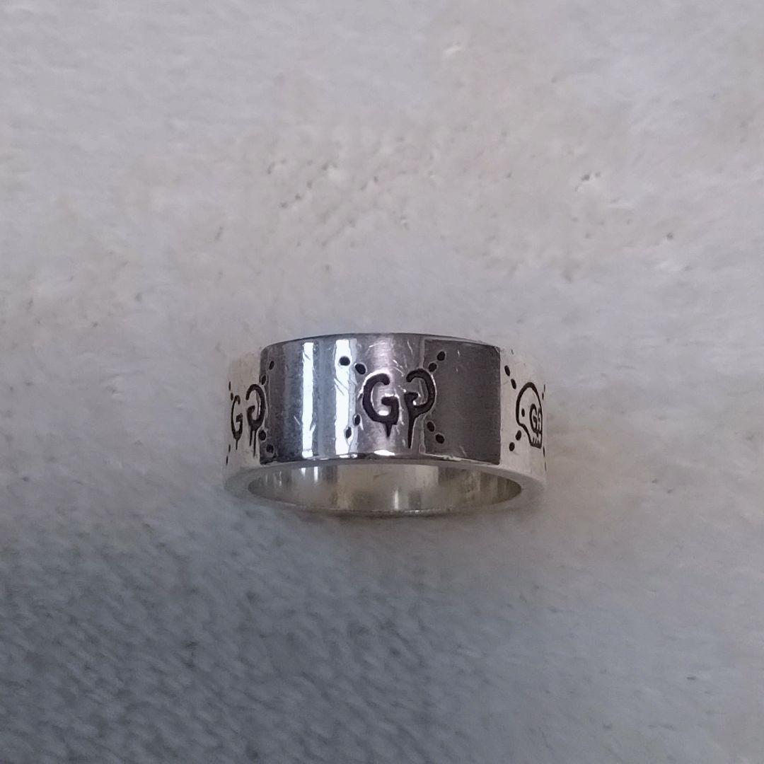 ■GUCCI ゴーストリング　スカル　シルバー925 22号　グッチ　指輪