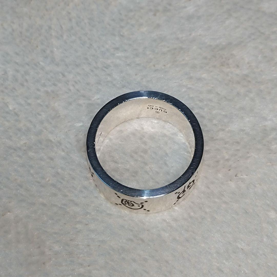 ■GUCCI ゴーストリング　スカル　シルバー925 22号　グッチ　指輪