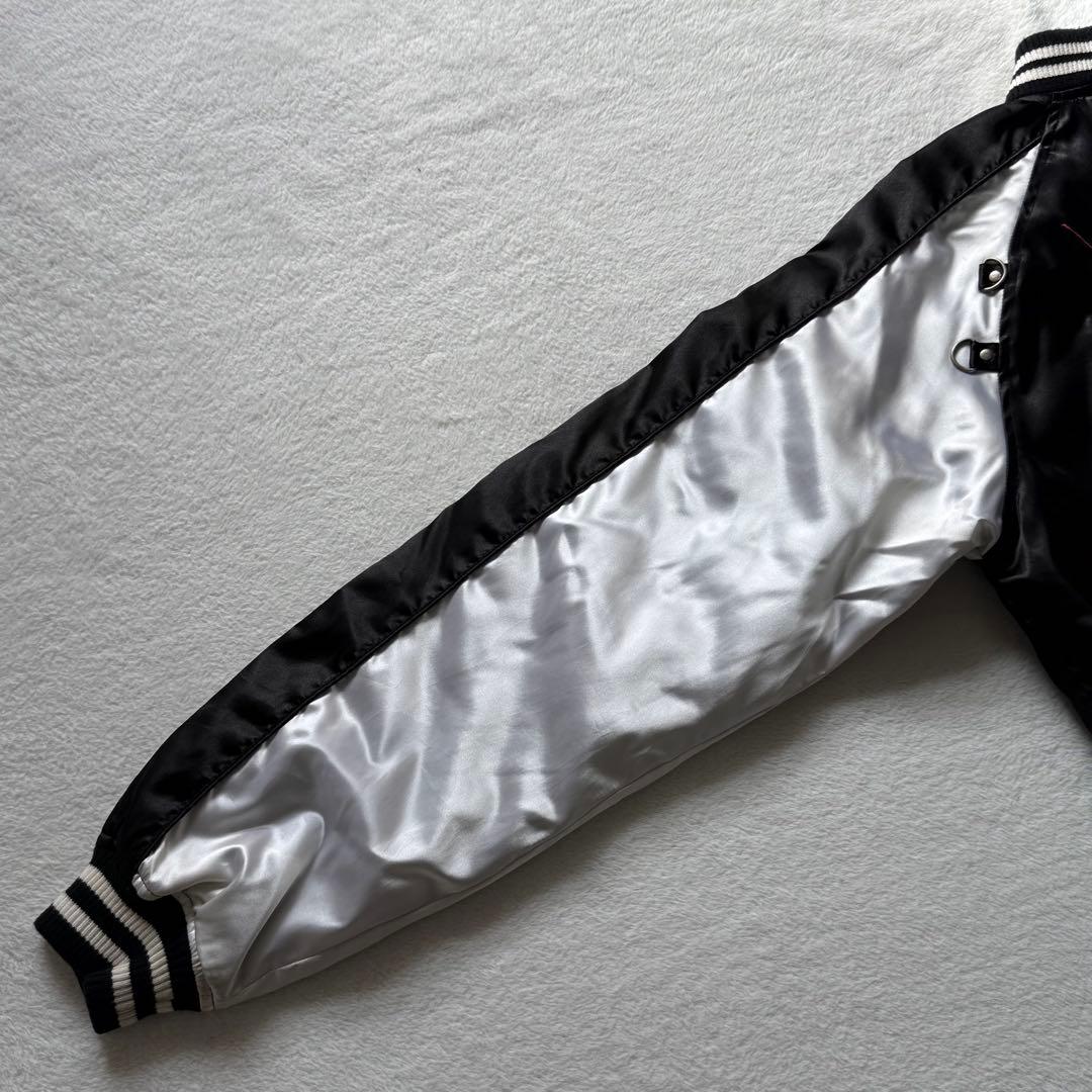 【MAD PANKS】スカジャン　骸骨　パンク系　平成ギャル男　刺繍　y2k