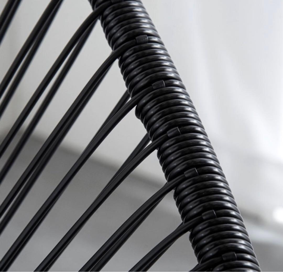 【値下げ】アカプルコチェア風　ロッキングチェア　ブラック