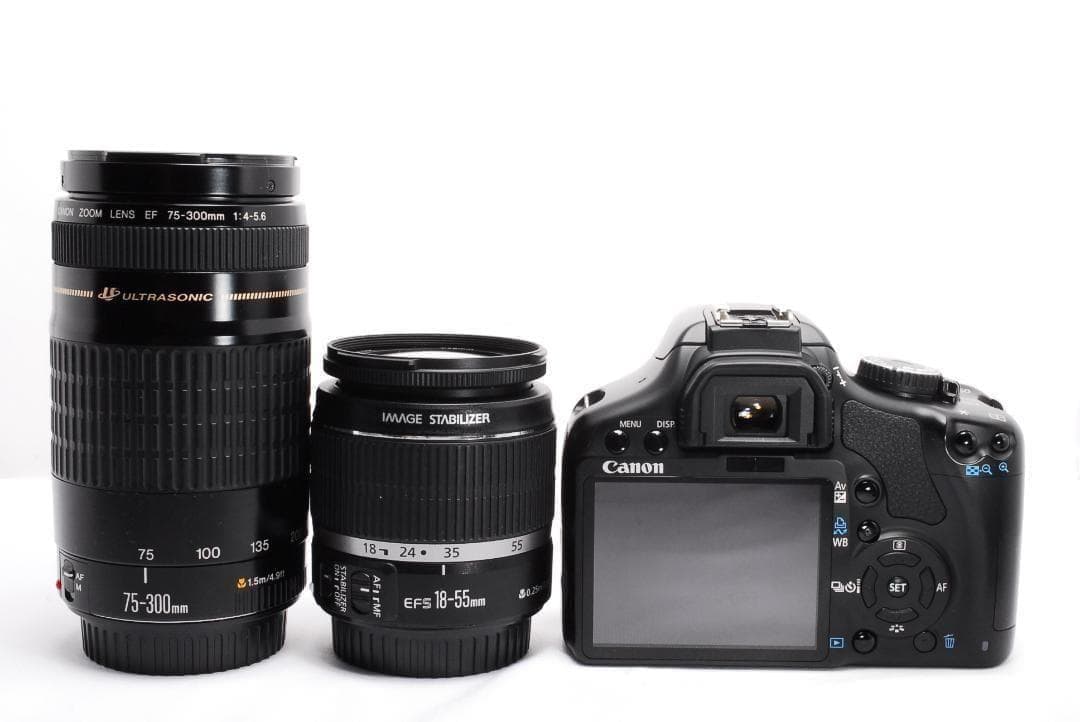 超望遠レンズのみ　Canon Kiss X2 手ぶれ補正　軽量　高画質