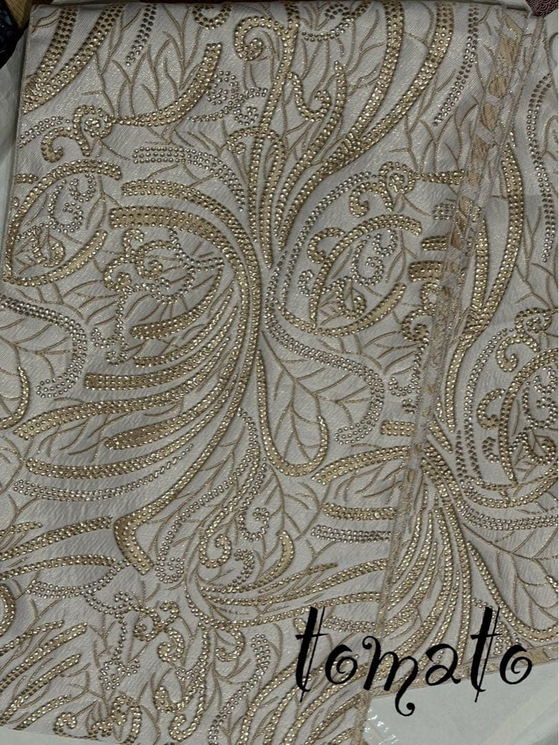 大人兵児帯　【スノーホワイト】【レッドメタル】のセット