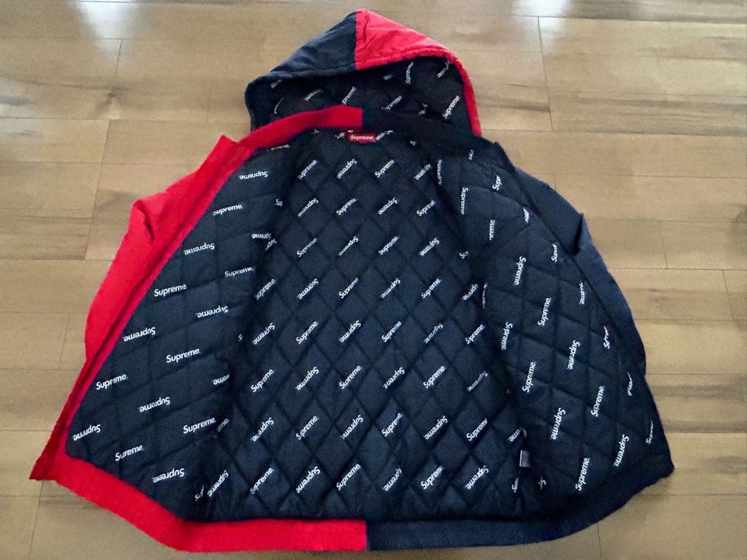 ジャケット・アウター Supreme 2Tone Hooded Sideline Jacket XL
