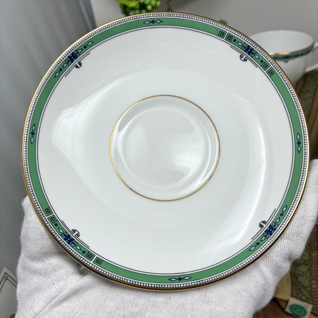 希少 廃盤品 ウェッジウッド ジェイド コーヒーカップ＆ソーサー 4客セット