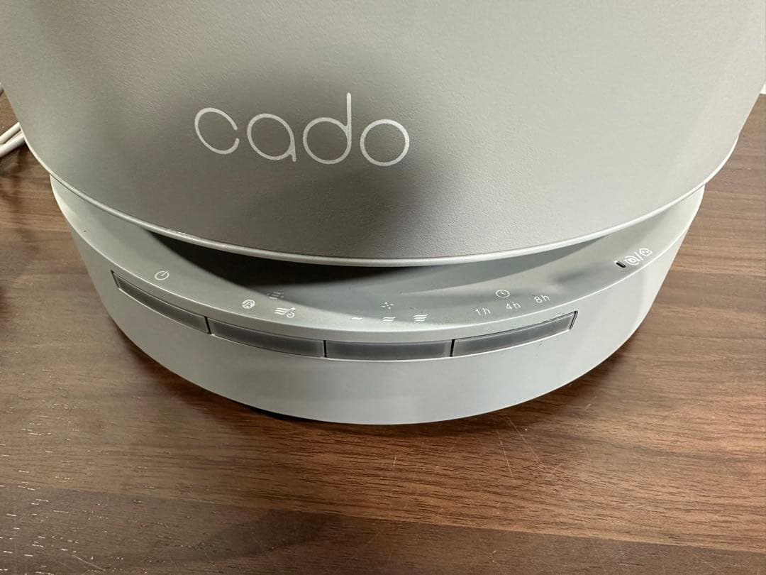 美品 cado カドー 除菌空気清浄機 LEAF（リーフ)クールグレー