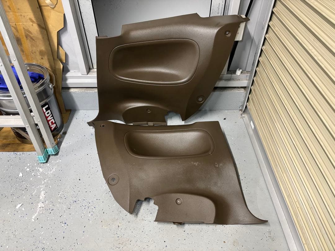 茶内装 日産 S13 シルビア リア クウォーター パネル トリム 内張り 内装