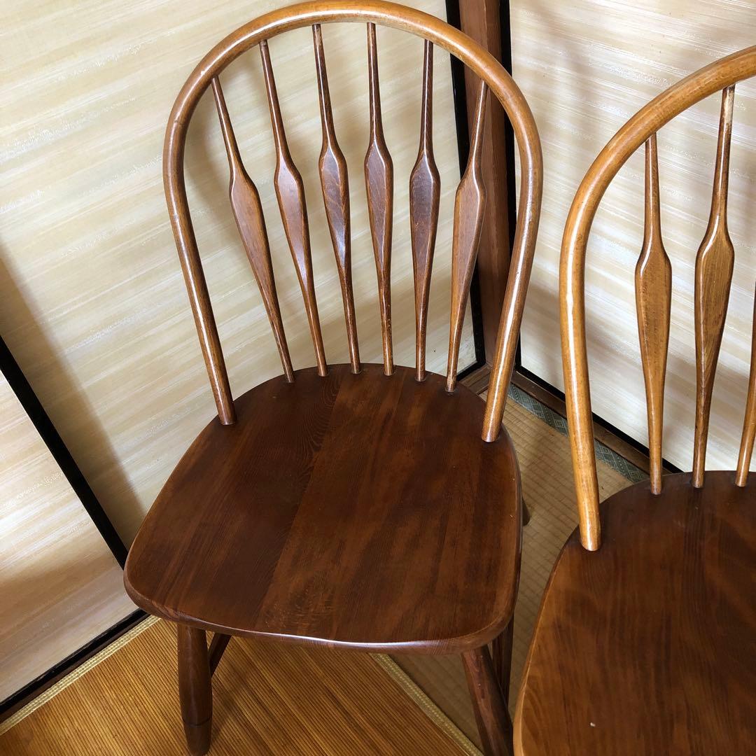 柏木工 無垢材 ウィンザー チェア　ダイニング チェア　1脚　セット販売前提