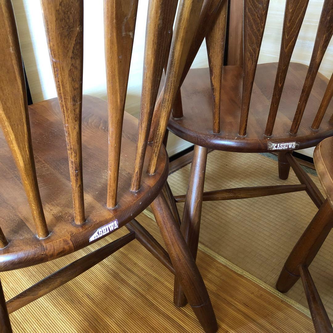 柏木工 無垢材 ウィンザー チェア　ダイニング チェア　1脚　セット販売前提