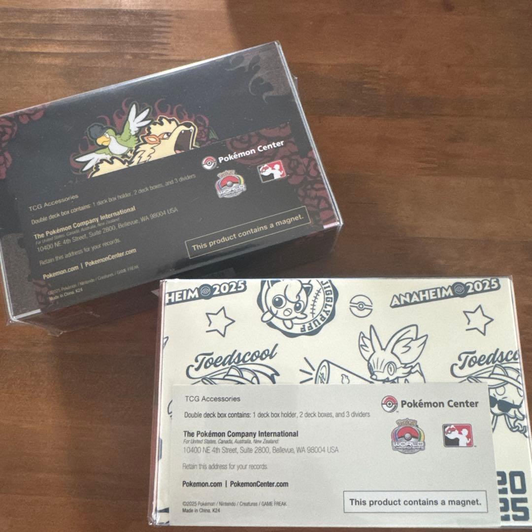 【WCS2025】アナハイム限定 ピカチュウ ウインディ ダブルデッキケース