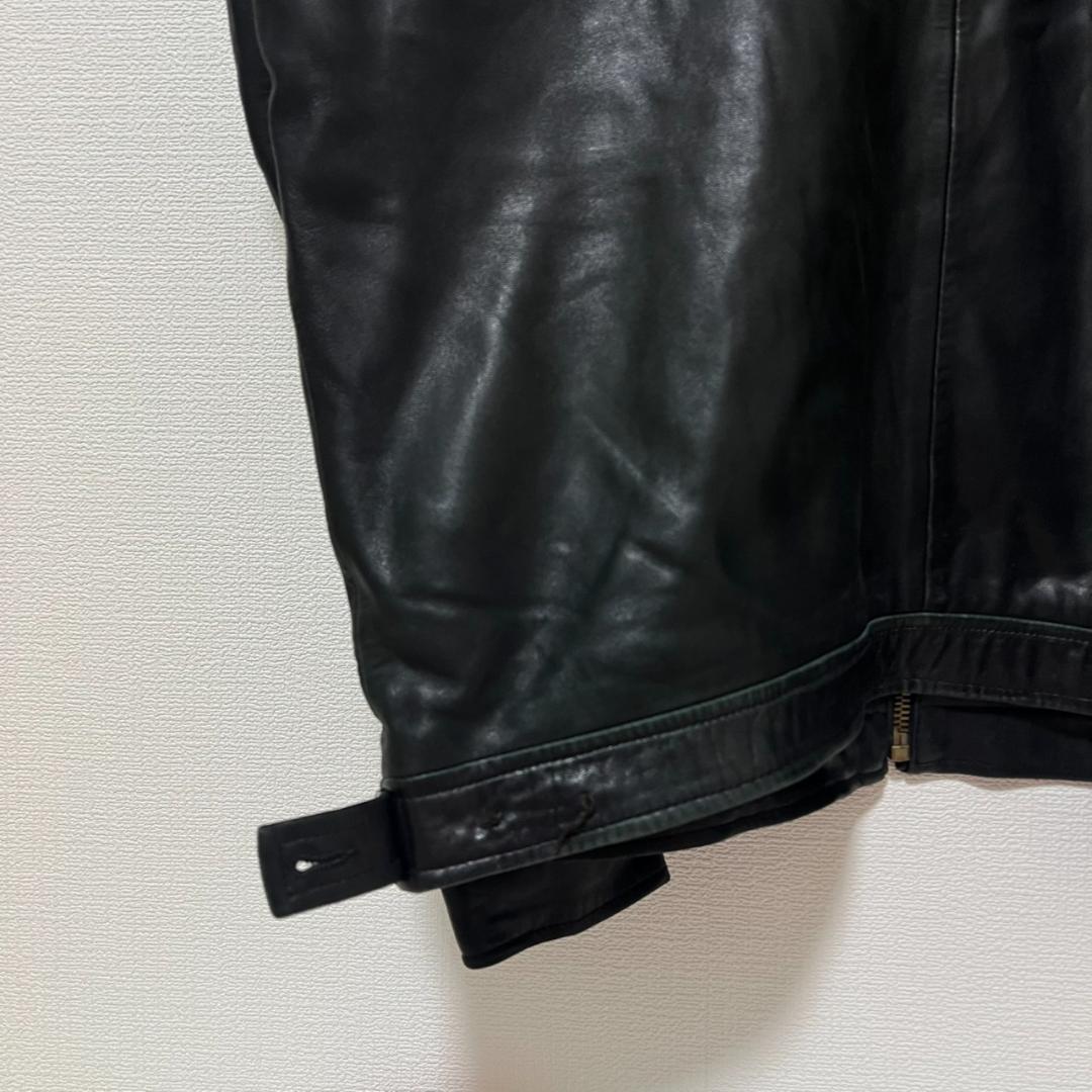 【POLO RALPH LAUREN】ラルフローレン レザージャケット　ブラック