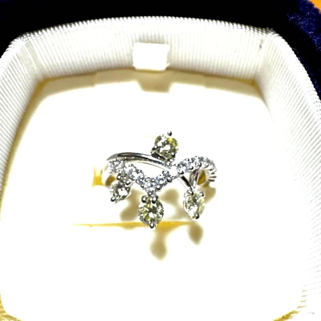 k*a様 プラチナダイヤリング　 百貨店展示会商品　豪華オパールネックレス付き