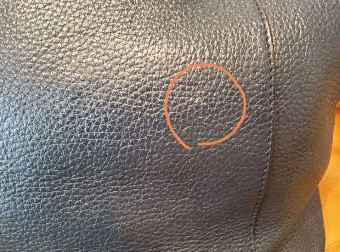 TOD'S ペーパーバッグ　ネイビー レザー トートバッグ