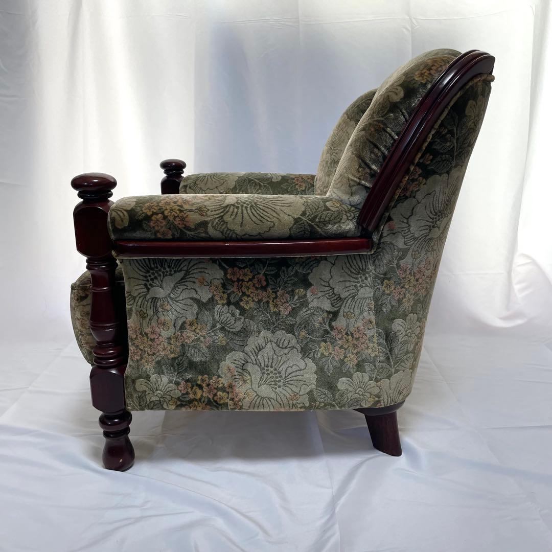 KARIMOKU/カリモク 家具 1人掛け ソファー リーン系 金華山張