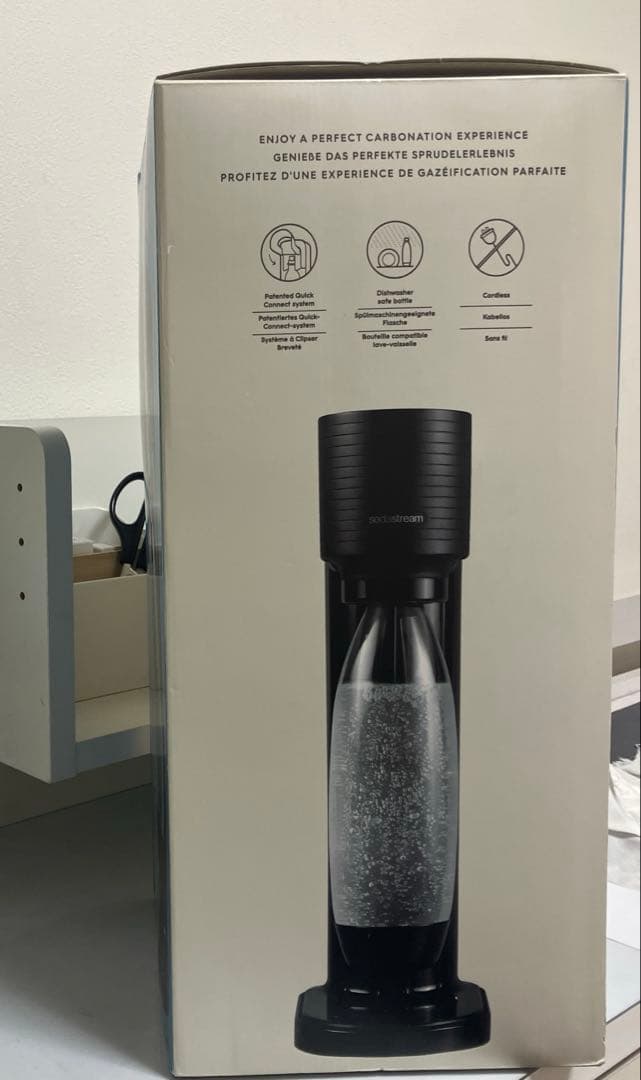 未使用 sodastream GAlA ブラック 炭酸水メーカー ガイヤ