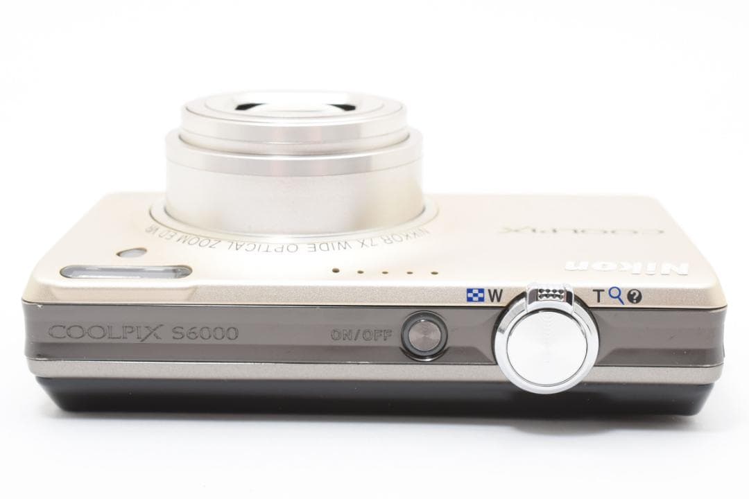 【極美品】Nikon COOLPIX S6000 シャンパンシルバー　動作確認済