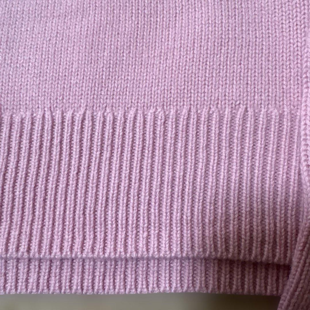 新品未使用 タグ付き23区 ニット カシミヤ 羊毛 size38 ピンク 春色