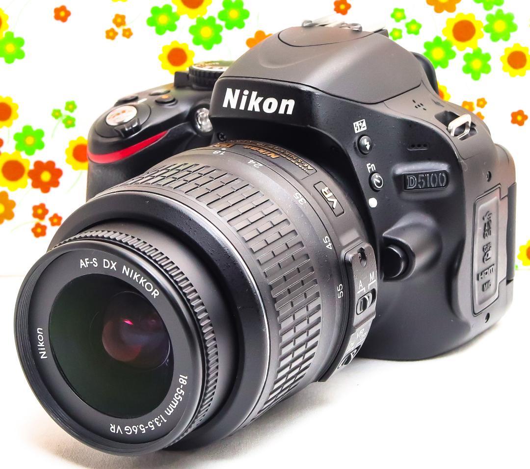 美品 Nikon D5100☆スマホに送れる！☆人気一眼レフ☆デジタル一眼レフ