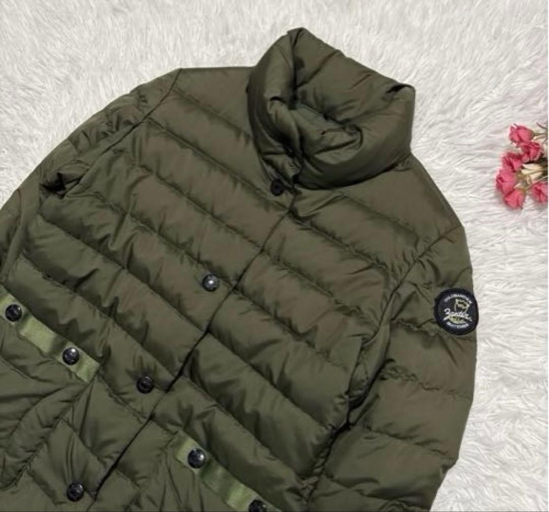 【未使用級】ゼンダー　ジャパン　 ダウンジャケット カーキ系　Ｍ