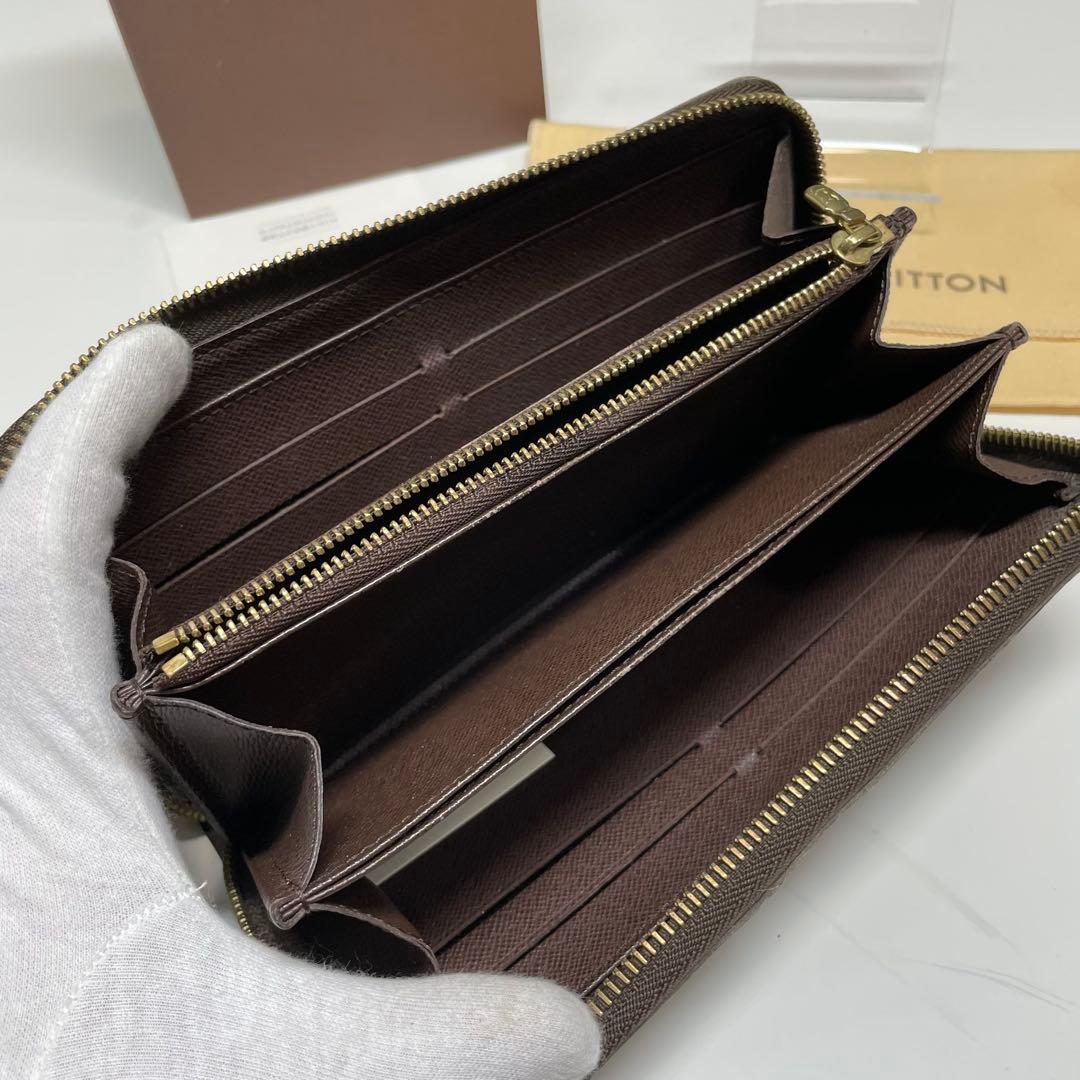 た*0様 LOUIS VUITTON ダミエ長財布 保存袋付き