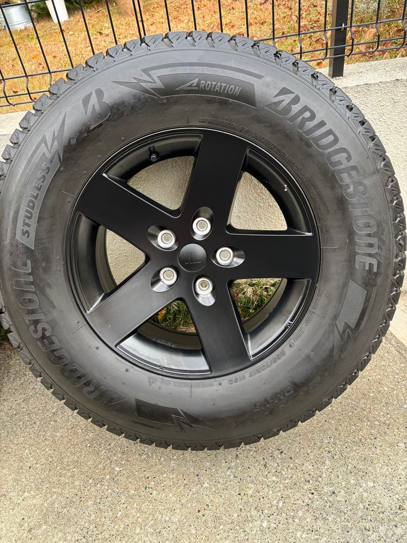 JL/JKラングラー 純正ホイール+スタッドレスタイヤ　4本セット