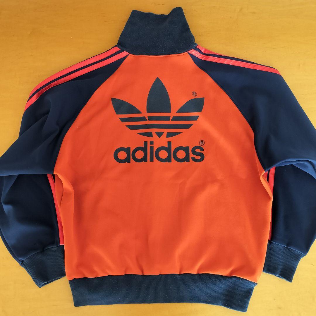 80s〜90s アディダス ヴィンテージ 両面プリント トラックジャケット