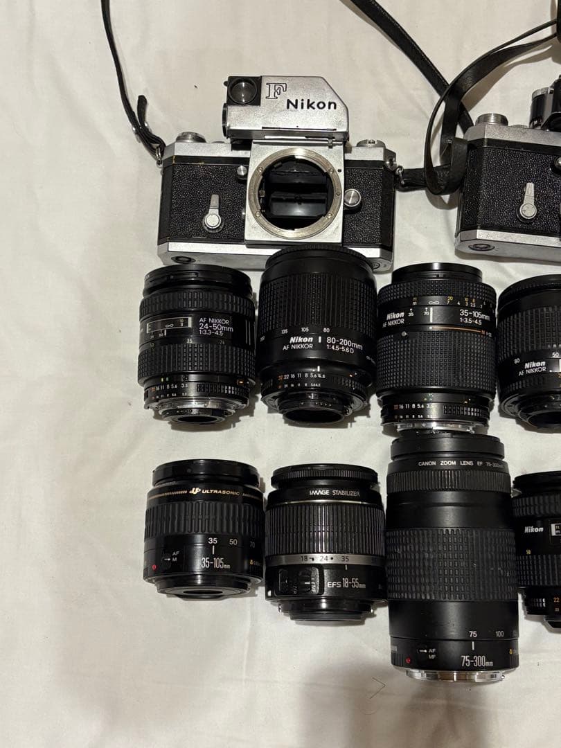 Nikon Fフォトミック AF NIKKOR canon EF レンズ まとめ