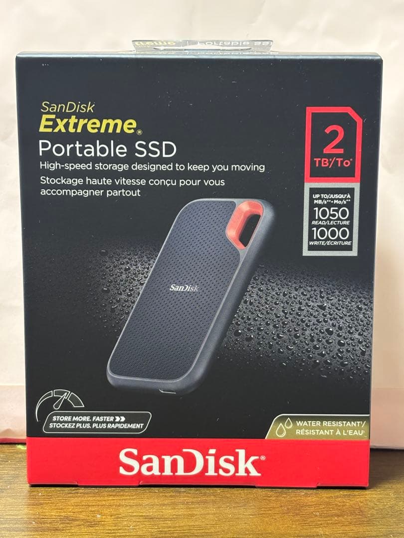 SanDisk サンディスク 2TB 外付ポータブルSSD