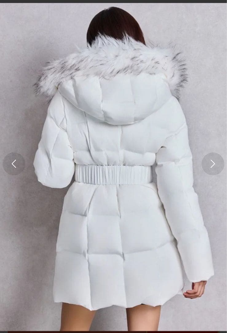 【処分価格】GYDA 【TINY】ベルト付きロングダウンコート