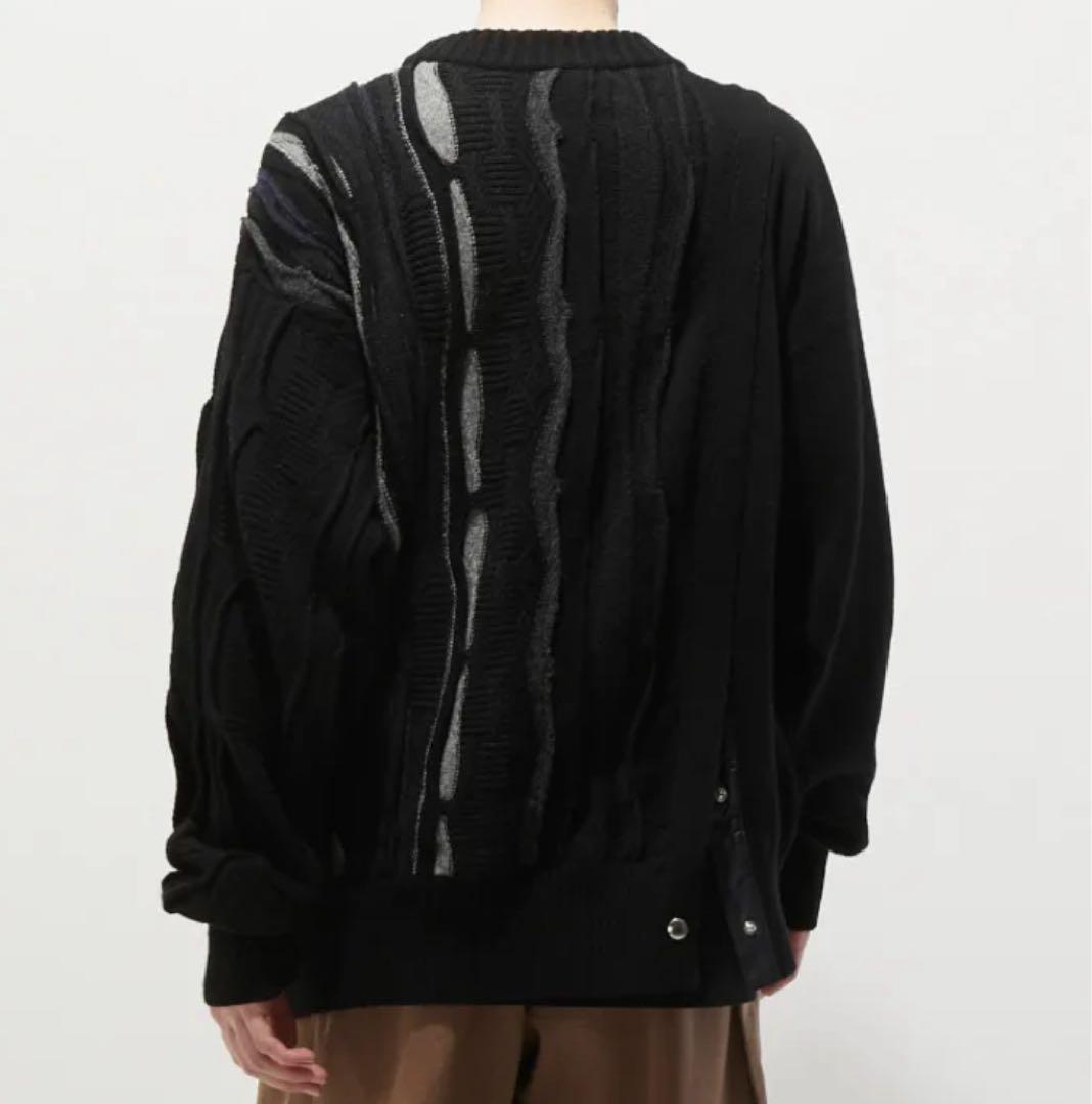 Tamme SLIT 3D KNIT ドッキング ニット 切り替え sacai