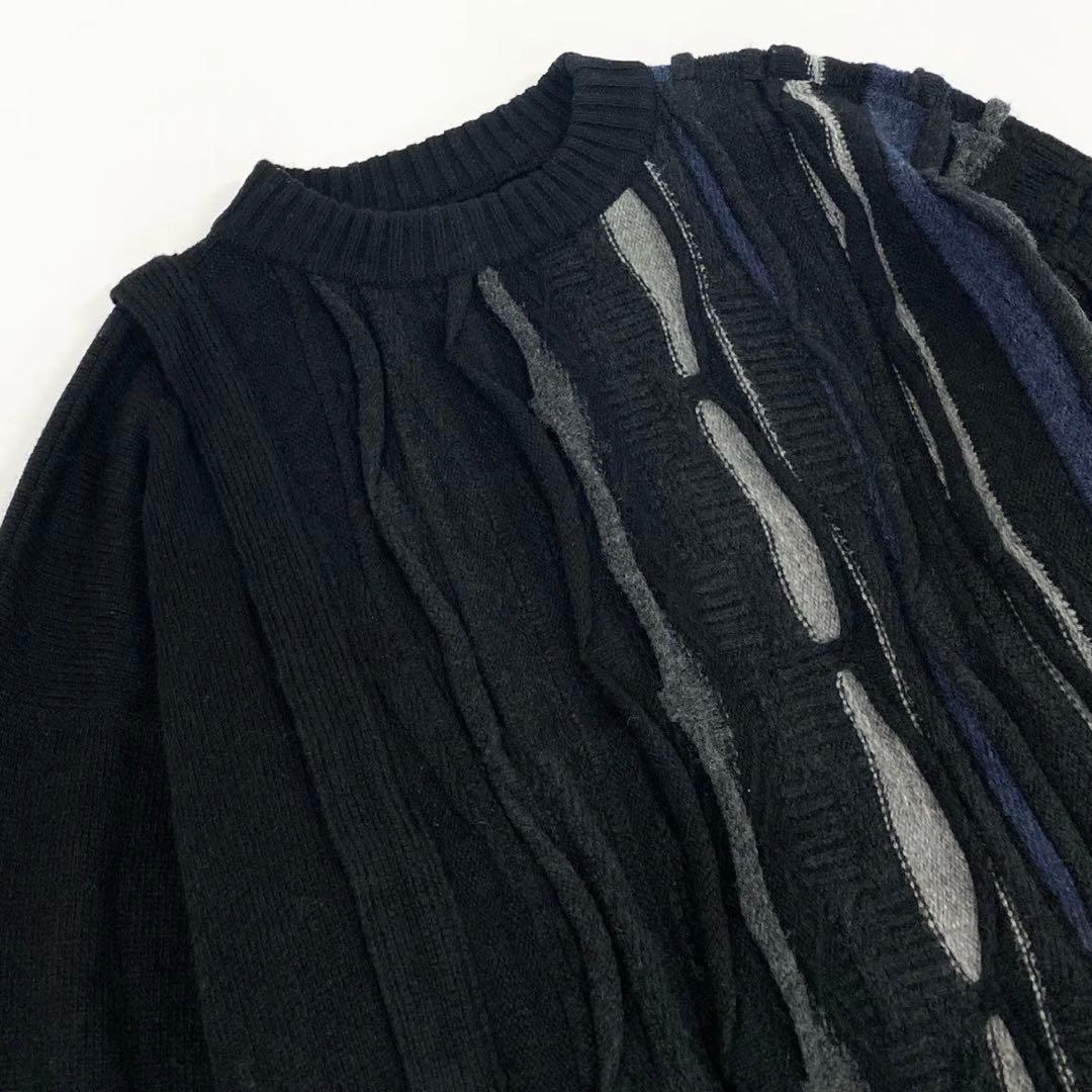 Tamme SLIT 3D KNIT ドッキング ニット 切り替え sacai