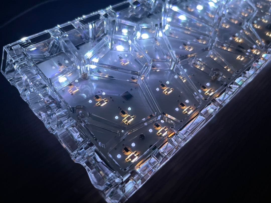 【クリスタル】MMD AR60 ラピットトリガー カスタム磁気キーボード