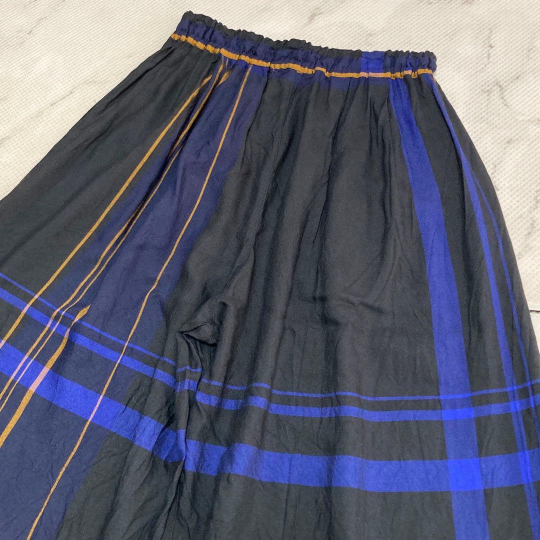 【美品】KEI Hayama PLUS ガウチョ ワイドパンツ F ブラック