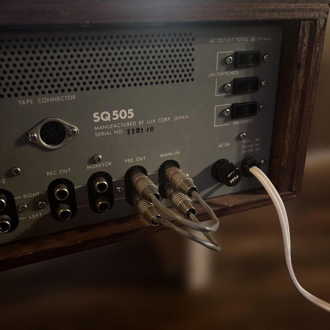 LUXＭＡＮラックスマンSQ-505プリメインアンプ