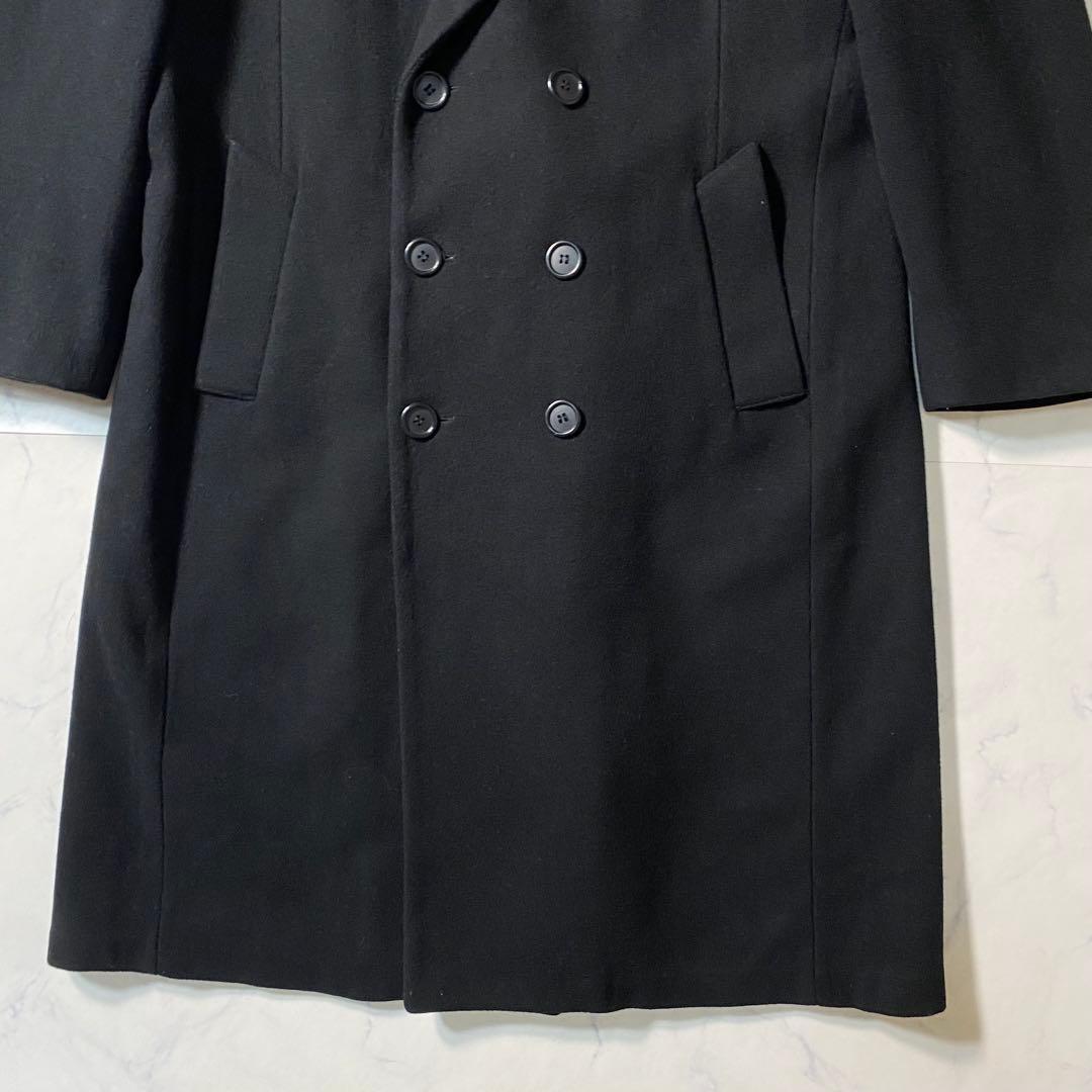 【美品】ロンドンフォグ　チェスターコート　ダブル　80s　USA製　ロング　XL