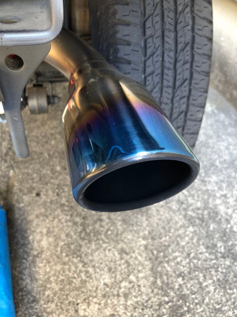 ジムニーjp23ステンレス製ボルトオンマフラー