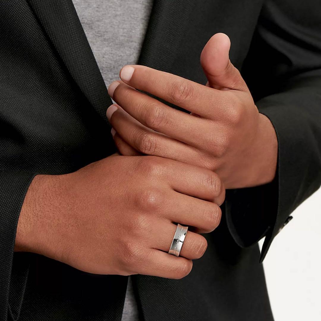 【正規品】10号 ティファニー 1837 ナロー リング ミディアム 現行