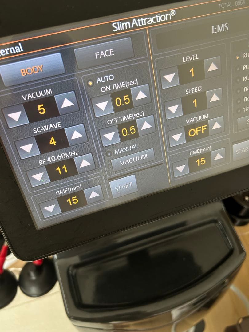 ①痩せる！　希少　スリムアトラクション　40.68MHz業務用　サーモシェイプ