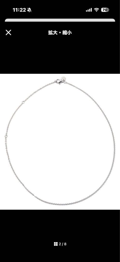 Tom Wood ロロチェーン スターリングシルバー ネックレス