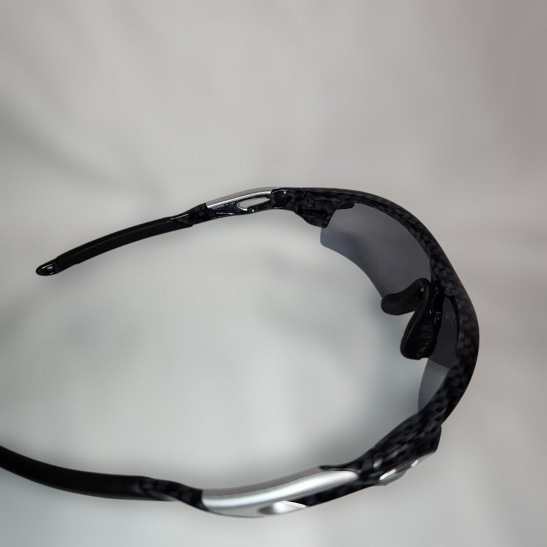 Oakley ランニングサングラス カーボン調